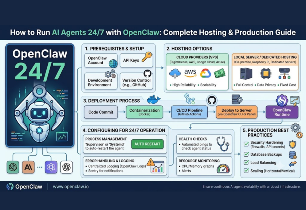 Run AI Agents 24/7 with OpenClaw using secure cloud hosting