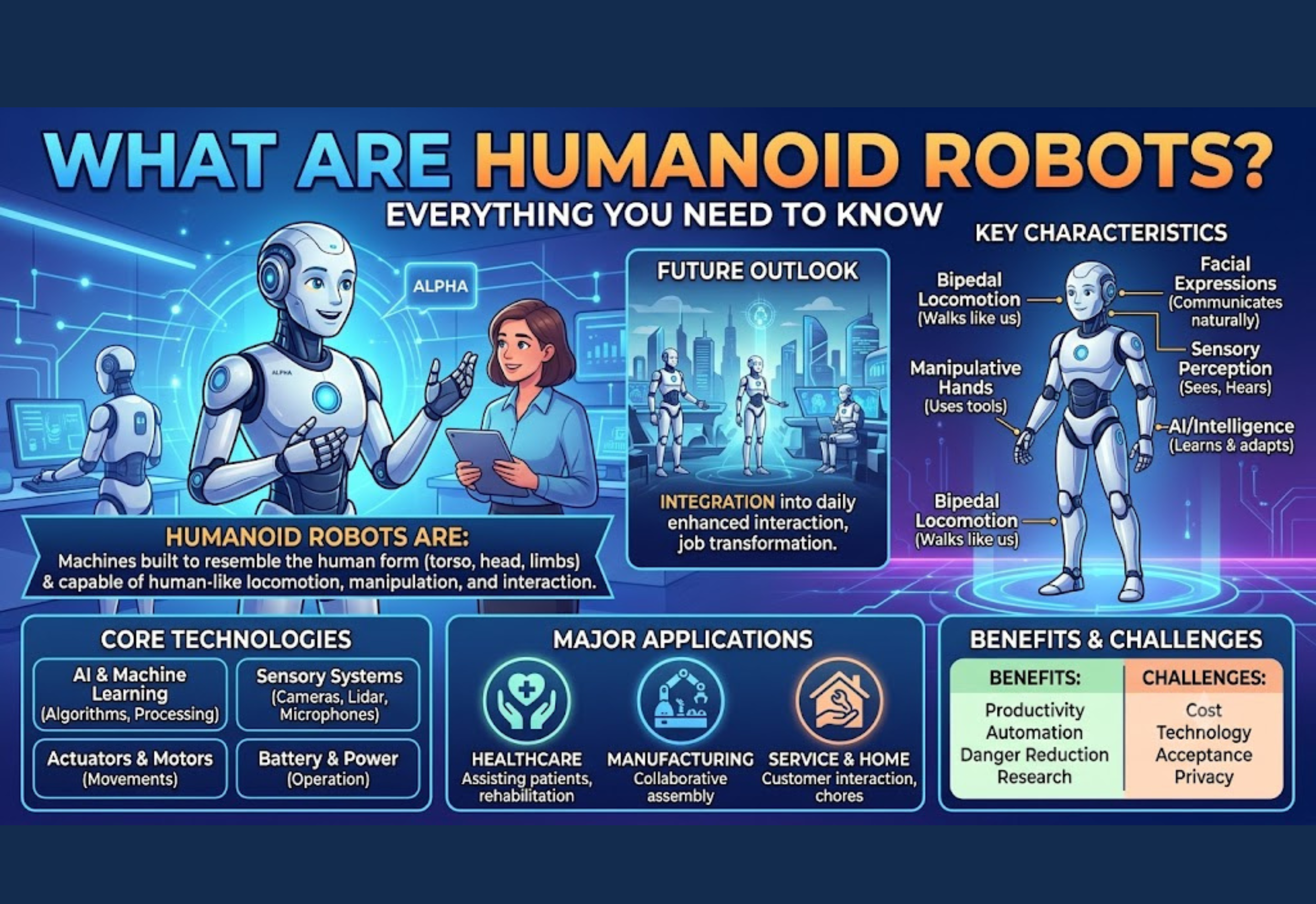 What Are Humanoid Robots advanced AI-powered humanoid robot