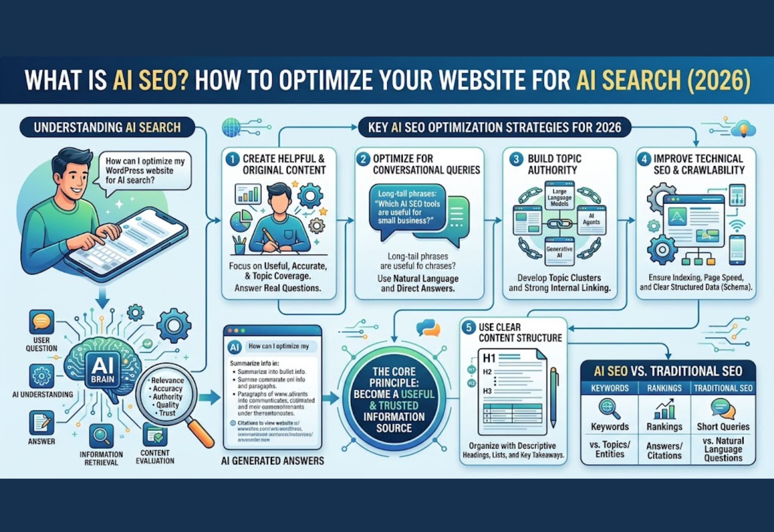AI SEO guide for optimizing websites for AI search